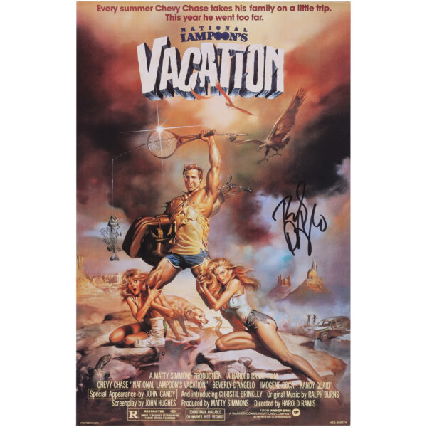 Beverly D'Angelo National Lampoon's Vacation Autographed 11" x 17" Movie Poster