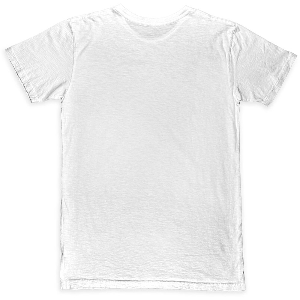 Men's 1863FC White Atletico de Madrid Script Slub T-Shirt - Image 7