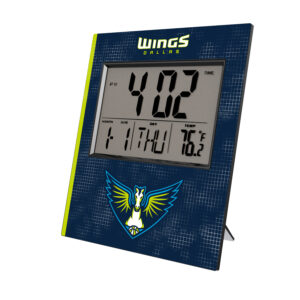 Keyscaper Dallas Wings Cross Hatch Digital Desk Clock