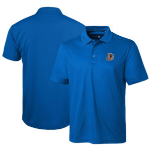 Men's Cutter & Buck  Royal Durham Bulls  Clique Ice Pique Tech Polo