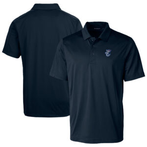 Men's Cutter & Buck Navy Corpus Christi Hooks Prospect Textured Stretch Polo