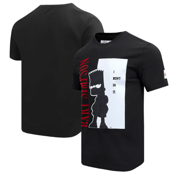 Men's Freeze Max Black The Simpsons Bart The World Is Yours T-Shirt