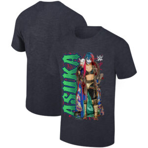 Men's Ripple Junction Heather Charcoal Asuka Empress of Tomorrow Graphic T-Shirt