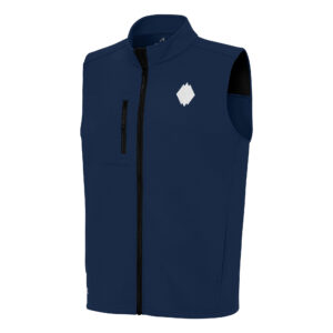 Men's Antigua Navy Vancouver Whitecaps FC White Logo Demand Full-Zip Vest