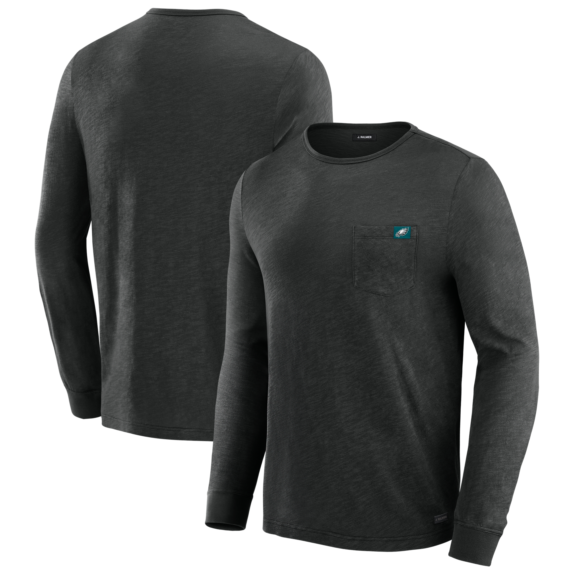 Men's J. Palmer Black Philadelphia Eagles In-The-Pocket Long Sleeve T-Shirt