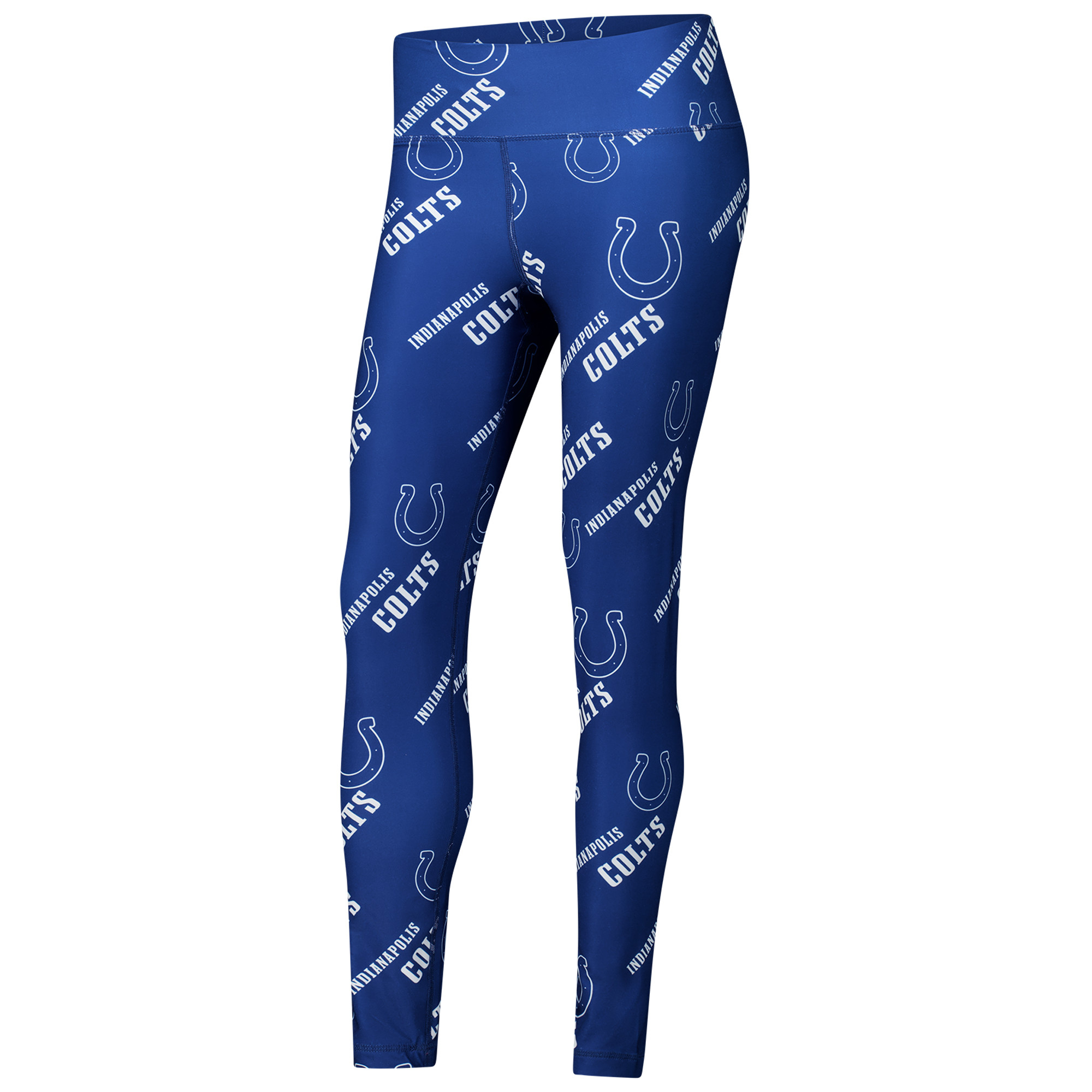 Women's Concepts Sport Royal Indianapolis Colts Breakthrough Allover Print Knit Leggings - Image 7
