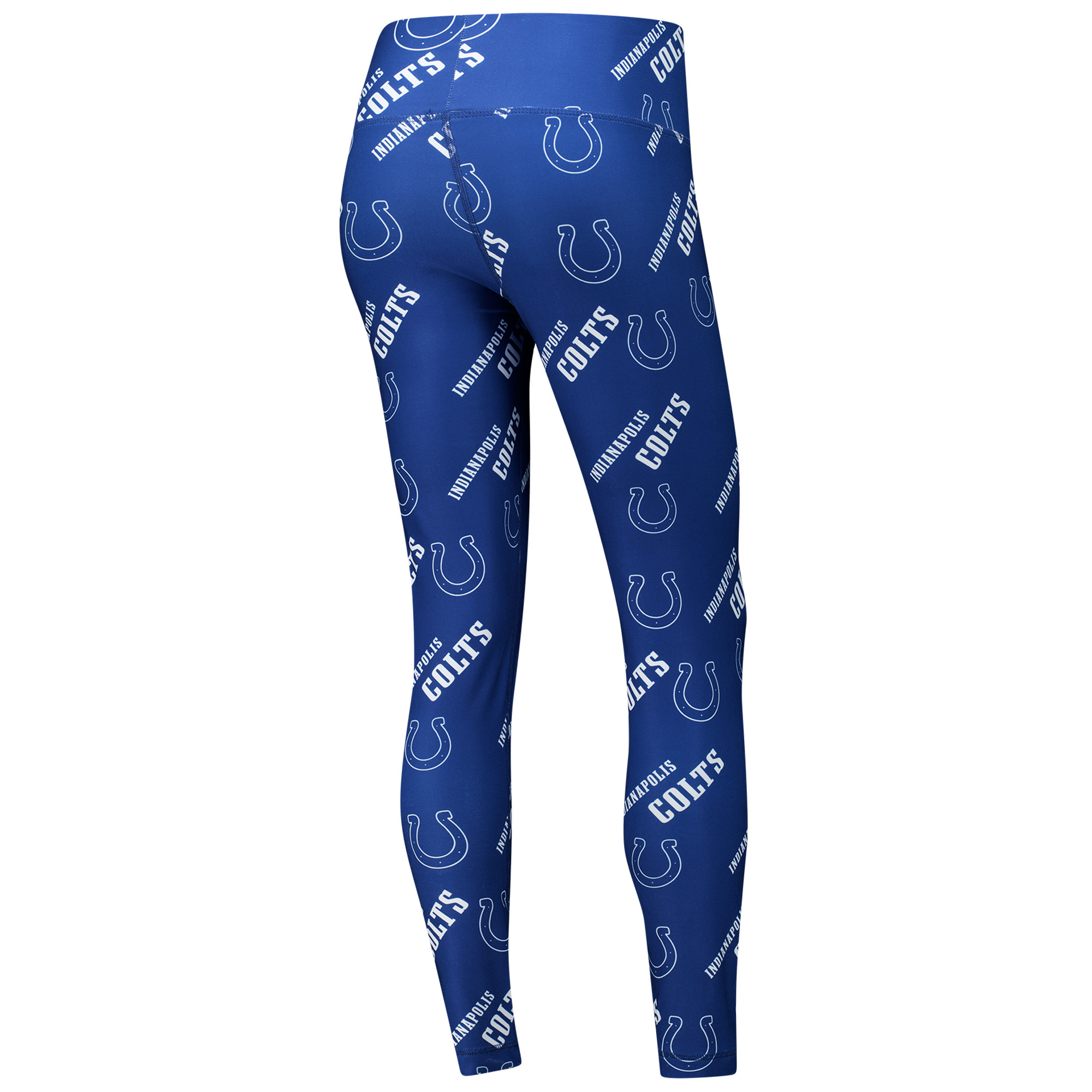 Women's Concepts Sport Royal Indianapolis Colts Breakthrough Allover Print Knit Leggings - Image 4