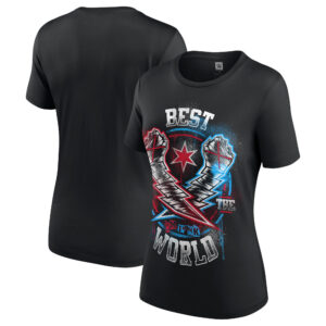 Women's Black CM Punk Lightning Fists T-Shirt