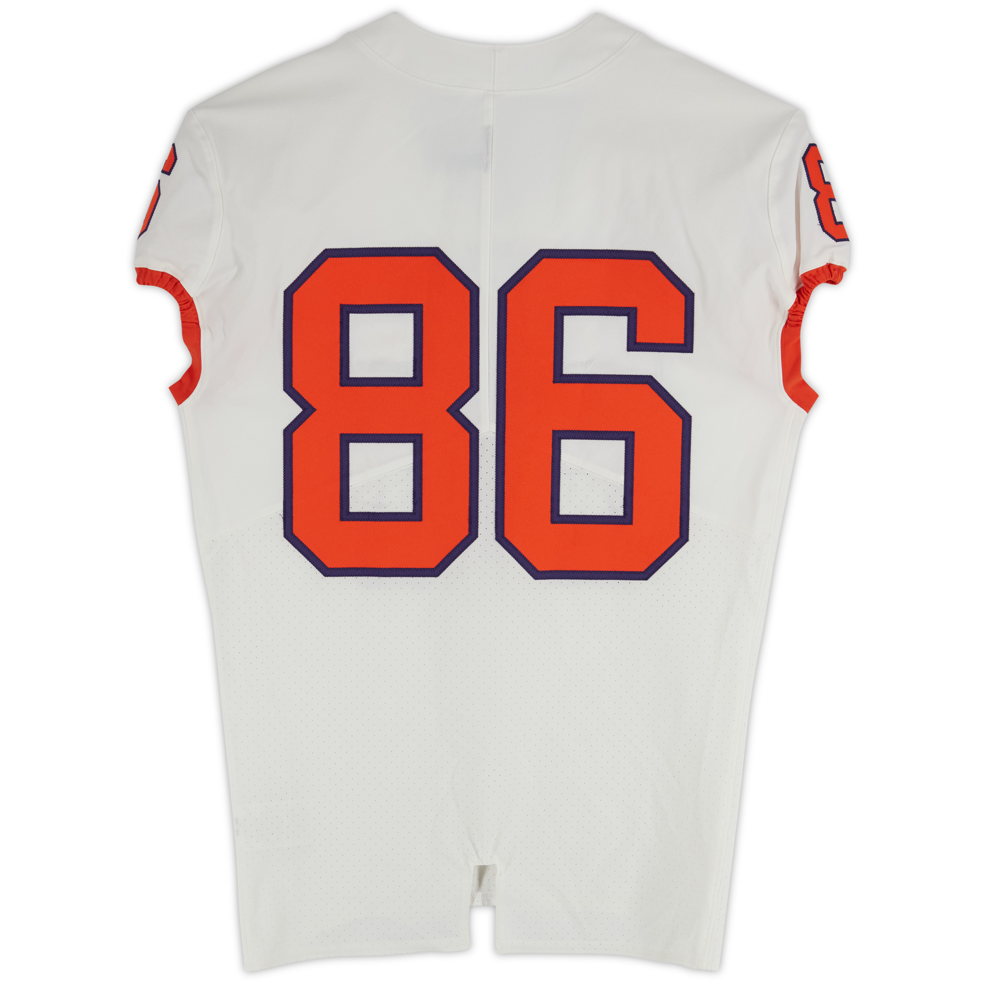 Clemson Tigers Team-Issued Nike #86 White Jersey from the Football Program - Size 44 - Image 7