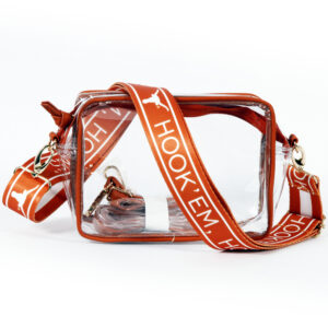 Women's Texas Longhorns Bridget Clear Purse with Logo Strap