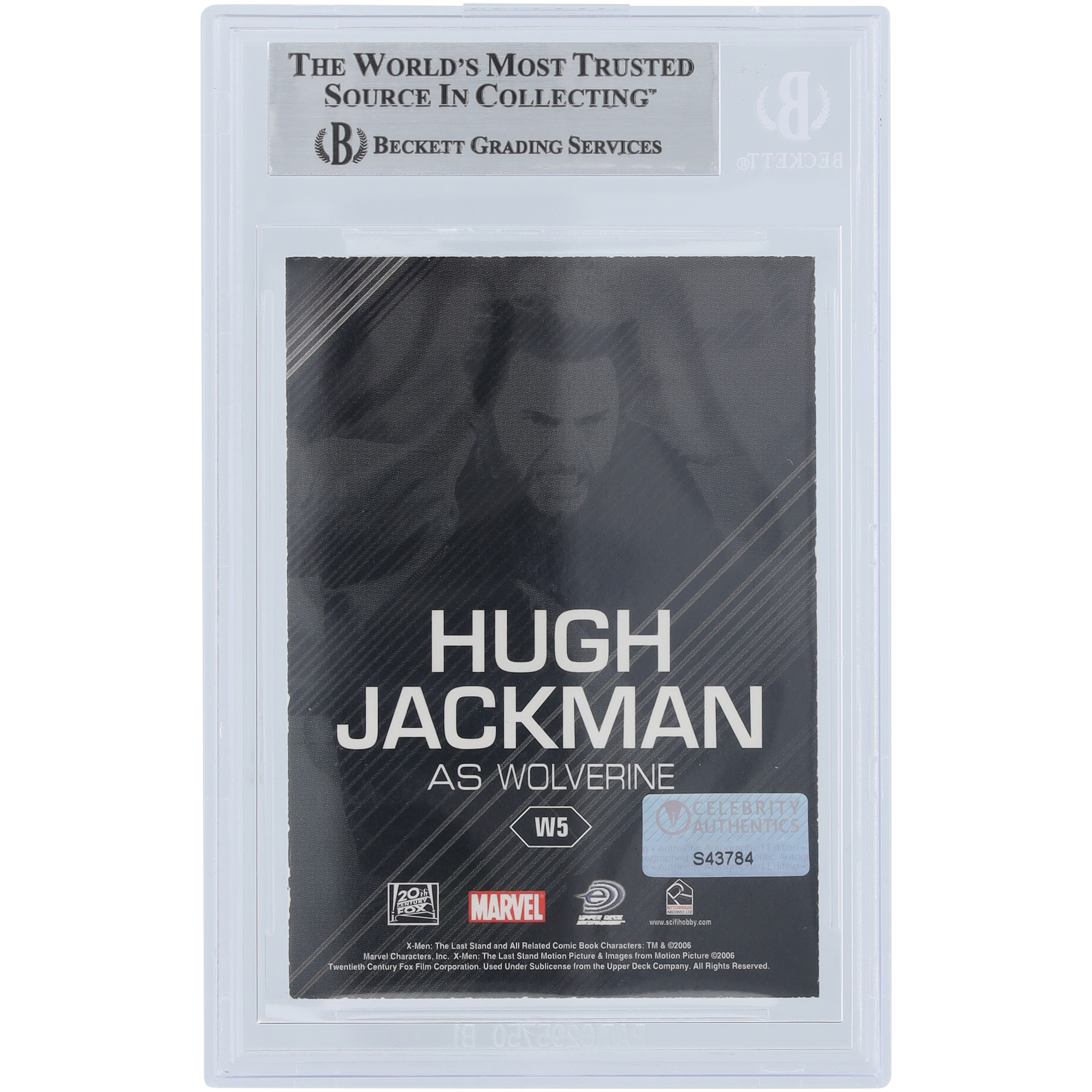 Hugh Jackman X-Men Autographed 2006 The Last Stand #W5 Beckett Fanatics Witnessed Authenticated Card - Image 6