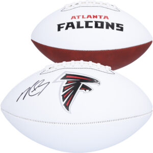 Michael Vick Atlanta Falcons Autographed Franklin White Panel Football