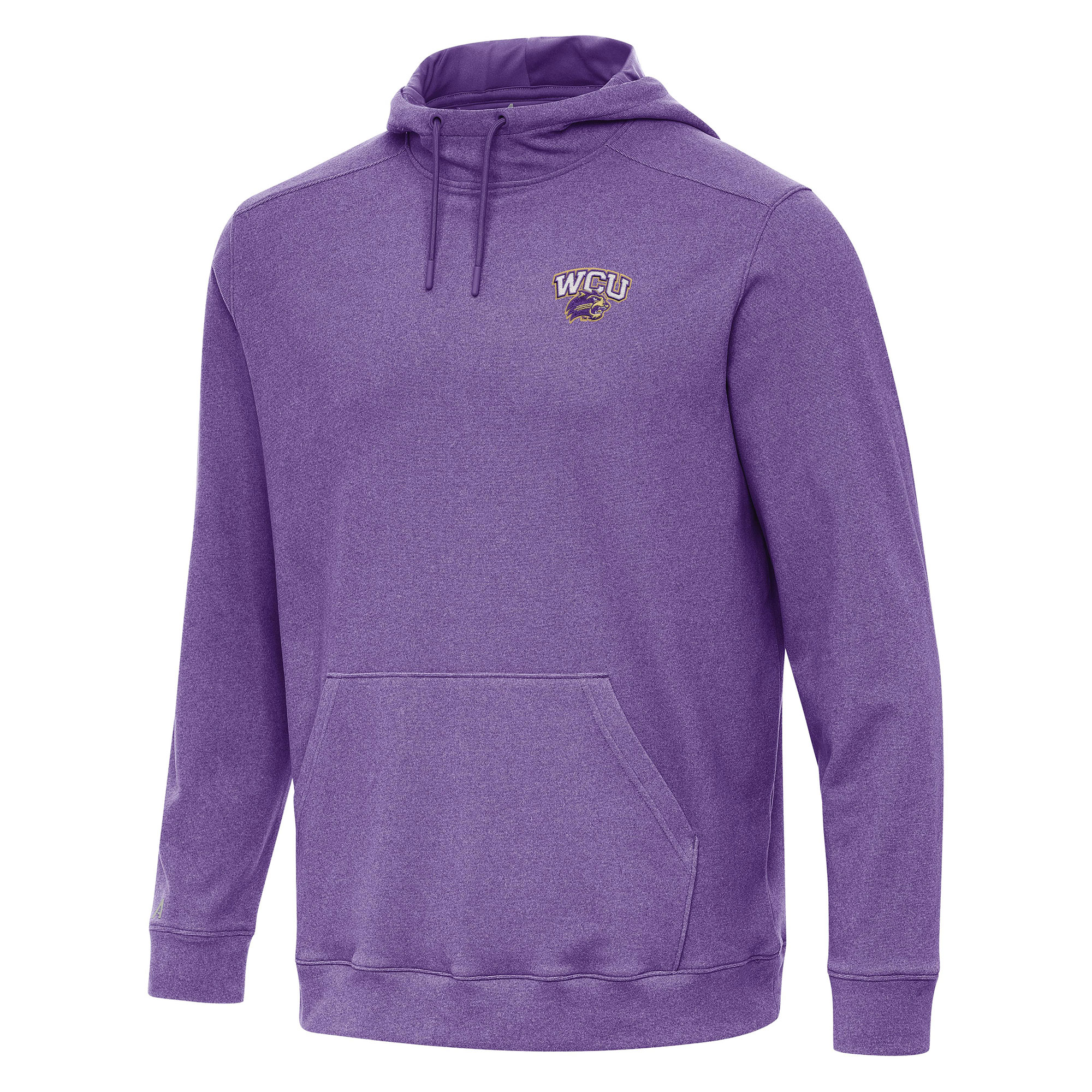 Men's Antigua Heather Purple Western Carolina Catamounts Cloud Pullover Hoodie