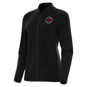 Women's Antigua Black Toronto Raptors Continual Full-Zip Jacket