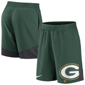 Men's Nike Green Green Bay Packers Stretch Performance Shorts