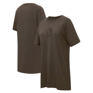 Women's Pro Standard Brown New York Yankees Neutral T-Shirt Dress