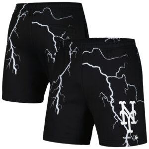 Men's PLEASURES  Black New York Mets Lightning Shorts