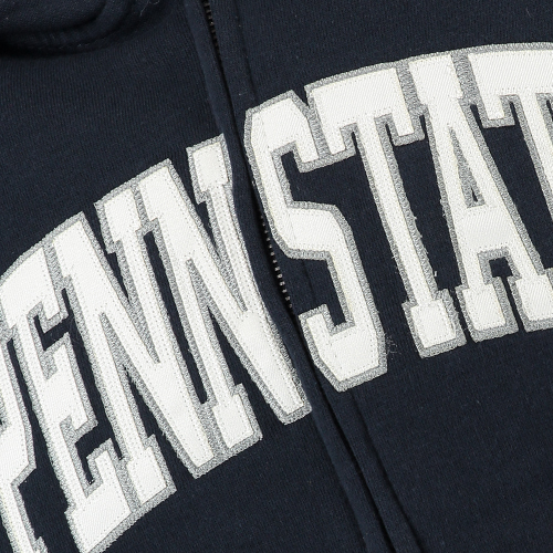 Women's Stadium Athletic Navy Penn State Nittany Lions Arched Name Full-Zip Hoodie - Image 3