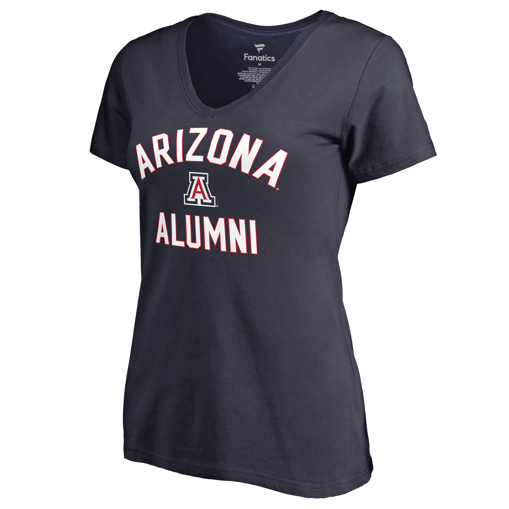 Women's Navy Arizona Wildcats Alumni V-Neck T-Shirt