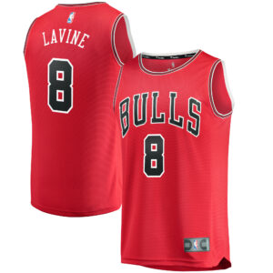 Men's Fanatics Zach LaVine Red Chicago Bulls Fast Break Replica Jersey - Icon Edition