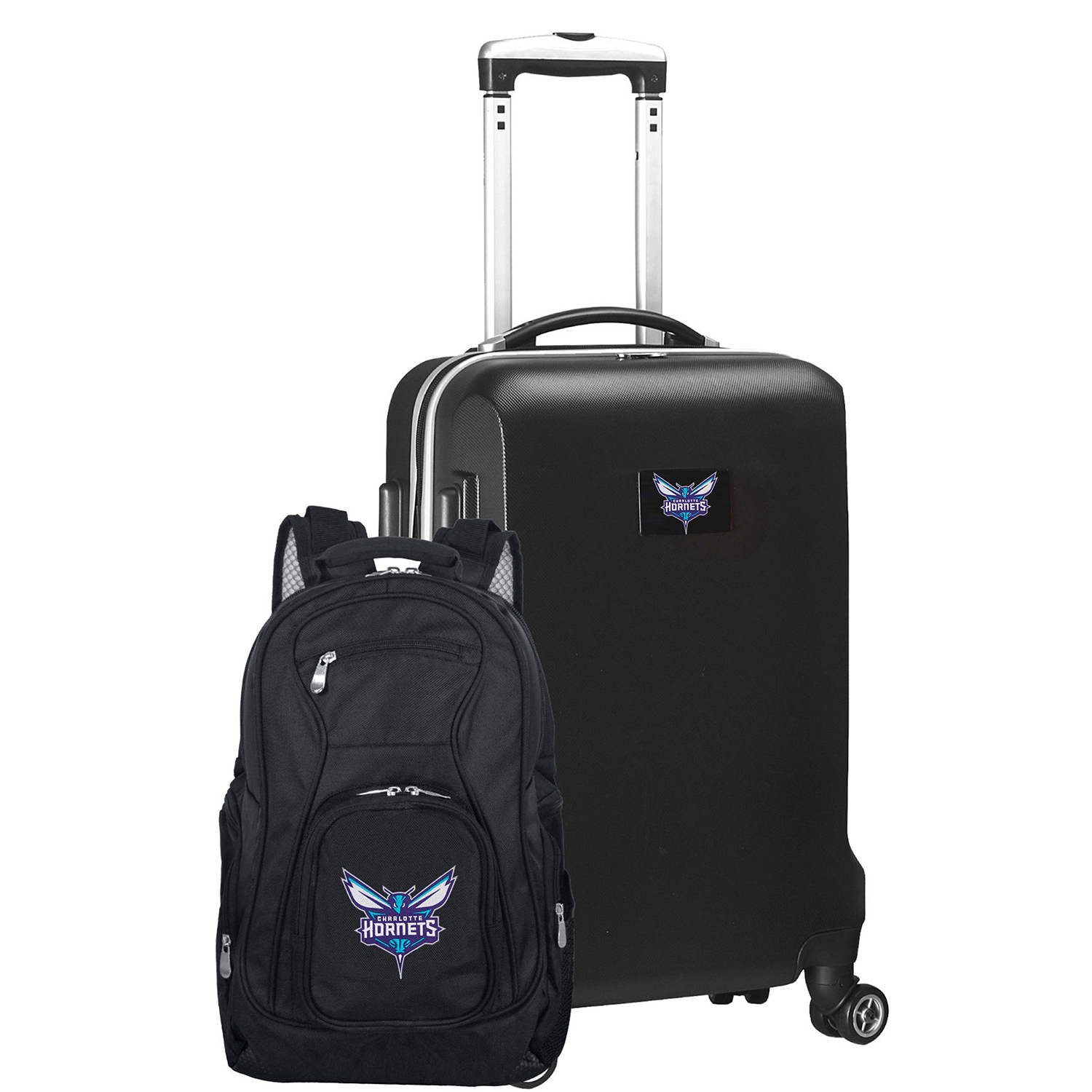 MOJO Black Minnesota Wild Deluxe 2-Piece Backpack and Carry-On Set - Image 3