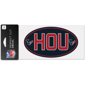 WinCraft Houston Texans 4" x 8" Perfect Cut Team Decal