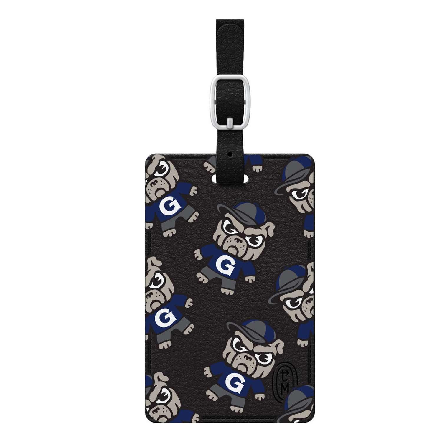 Black Georgetown College Tigers Mascot Tokyodachi Bag Tag