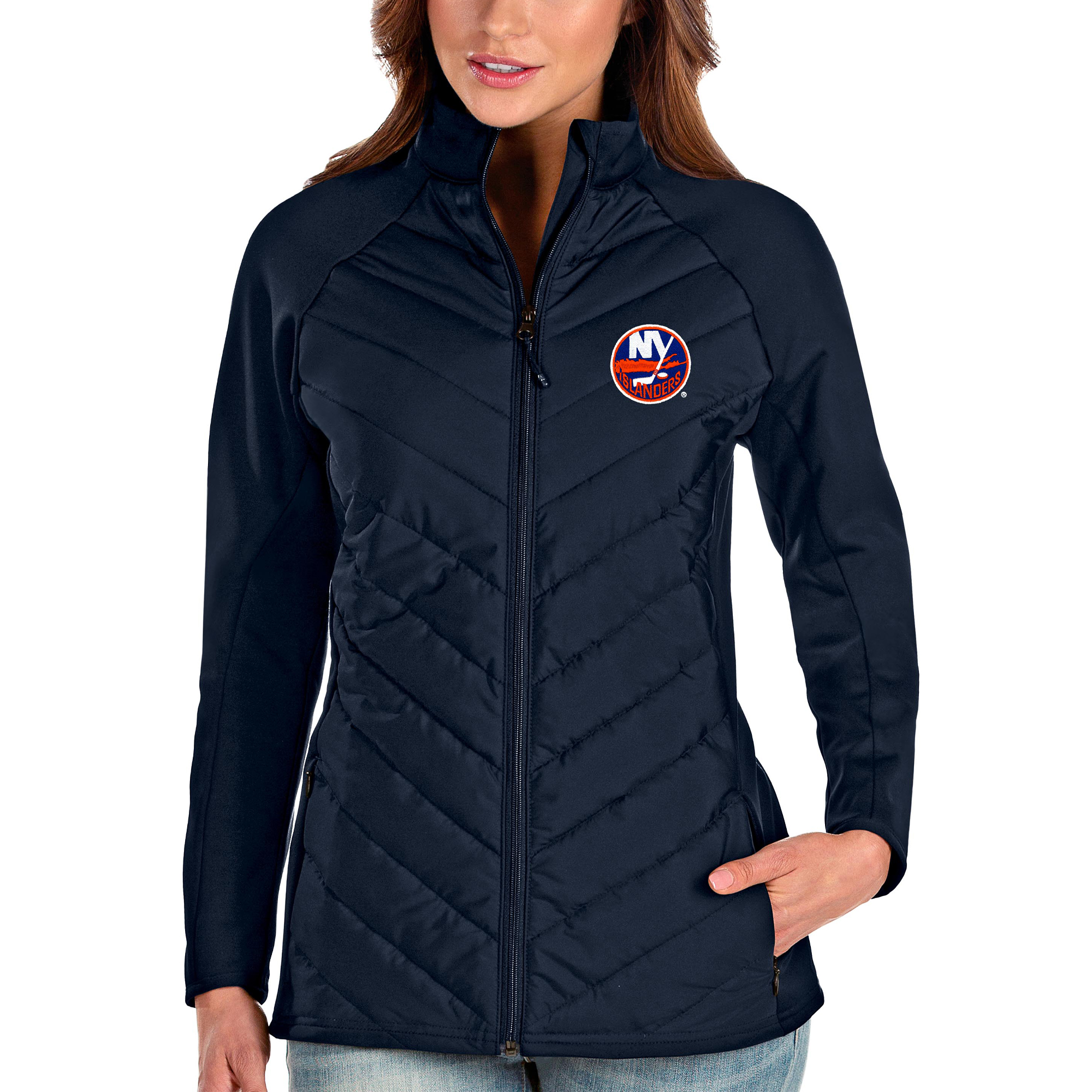 Women's Antigua Navy New York Islanders Altitude Full-Zip Jacket