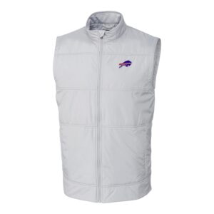 Men's Cutter & Buck White Indianapolis Colts Big & Tall Virtue Eco Pique Recycled Quarter-Zip Jacket