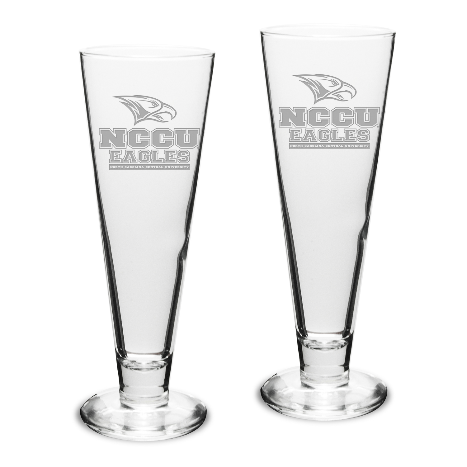 North Carolina Central Eagles 2-Piece 16oz. Classic Beer Pilsner Set