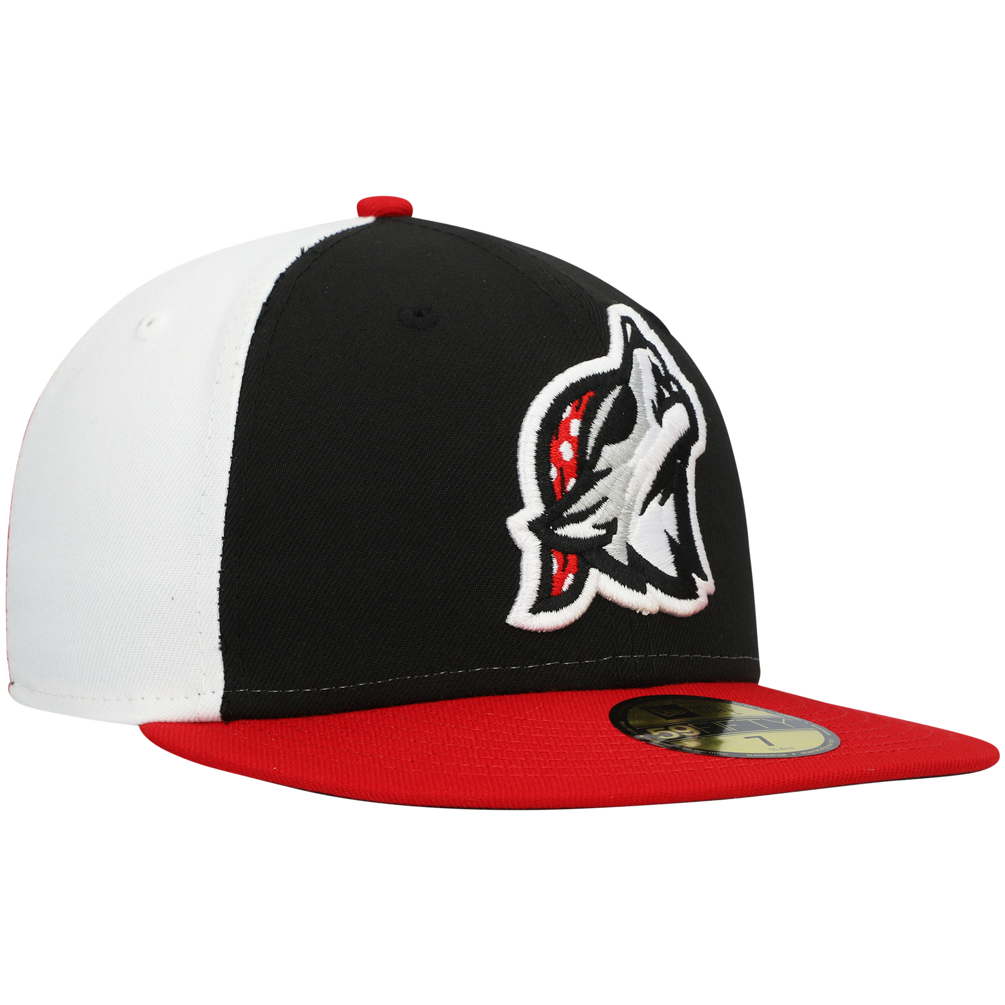 Men's New Era Black Erie SeaWolves Authentic Collection Team Alternate 59FIFTY Fitted Hat - Image 9