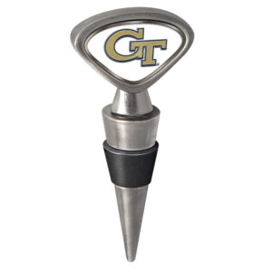 Silver Georgia Tech Yellow Jackets Wine Stopper