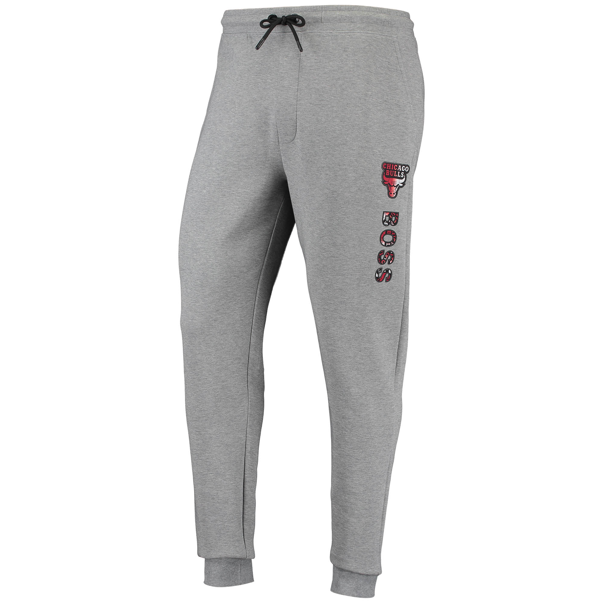 Men's Hugo Boss Heathered Gray Chicago Bulls Slam Dunk 2 Jogger Pants - Image 8