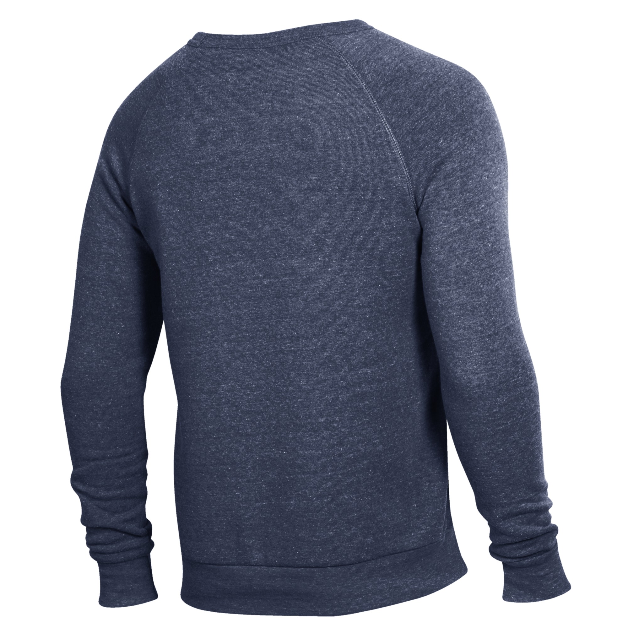 Men's Heathered Navy Longwood Lancers The Champ Tri-Blend Pullover Sweatshirt - Image 4
