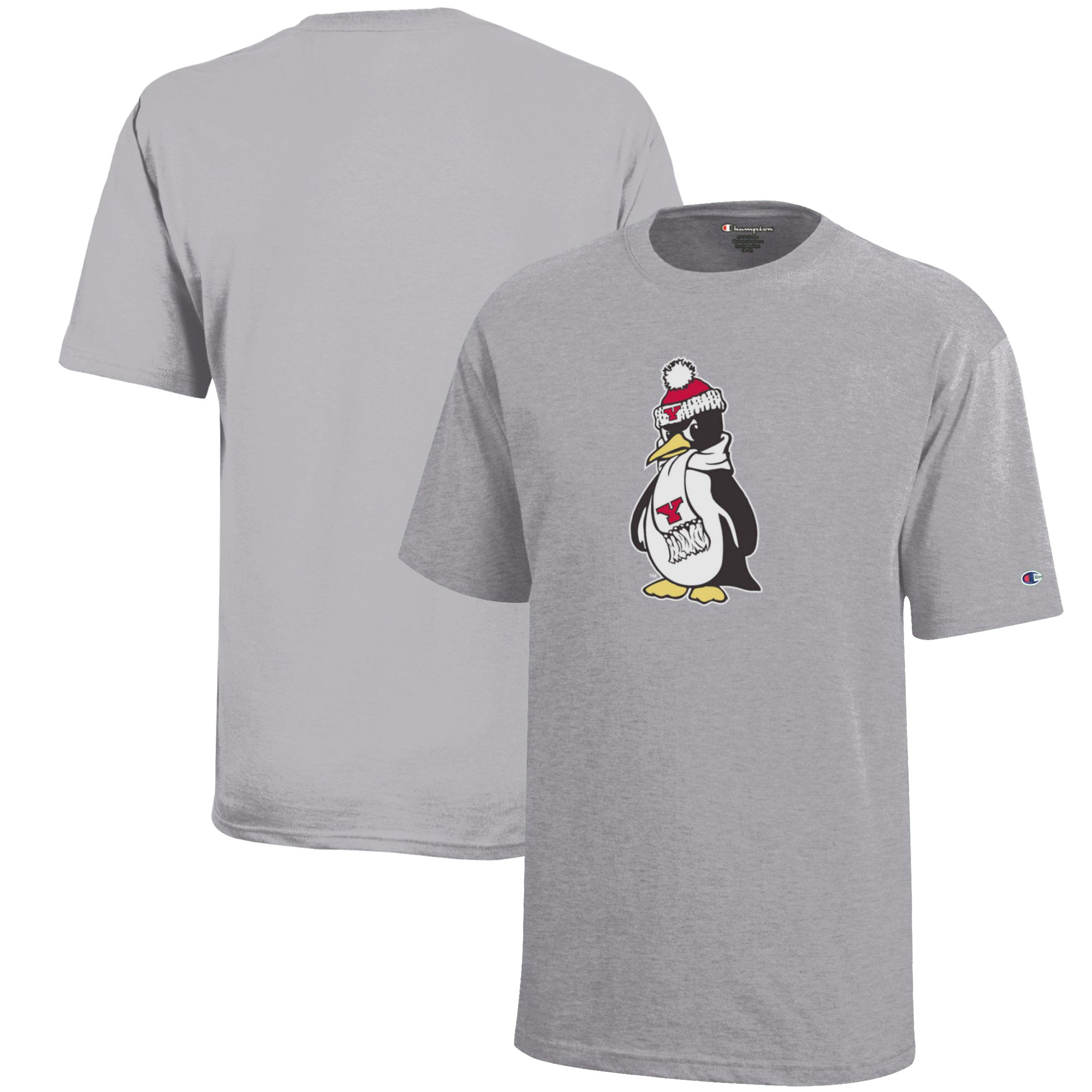 Youth Champion Gray Youngstown State Penguins Jersey T-Shirt - Image 2
