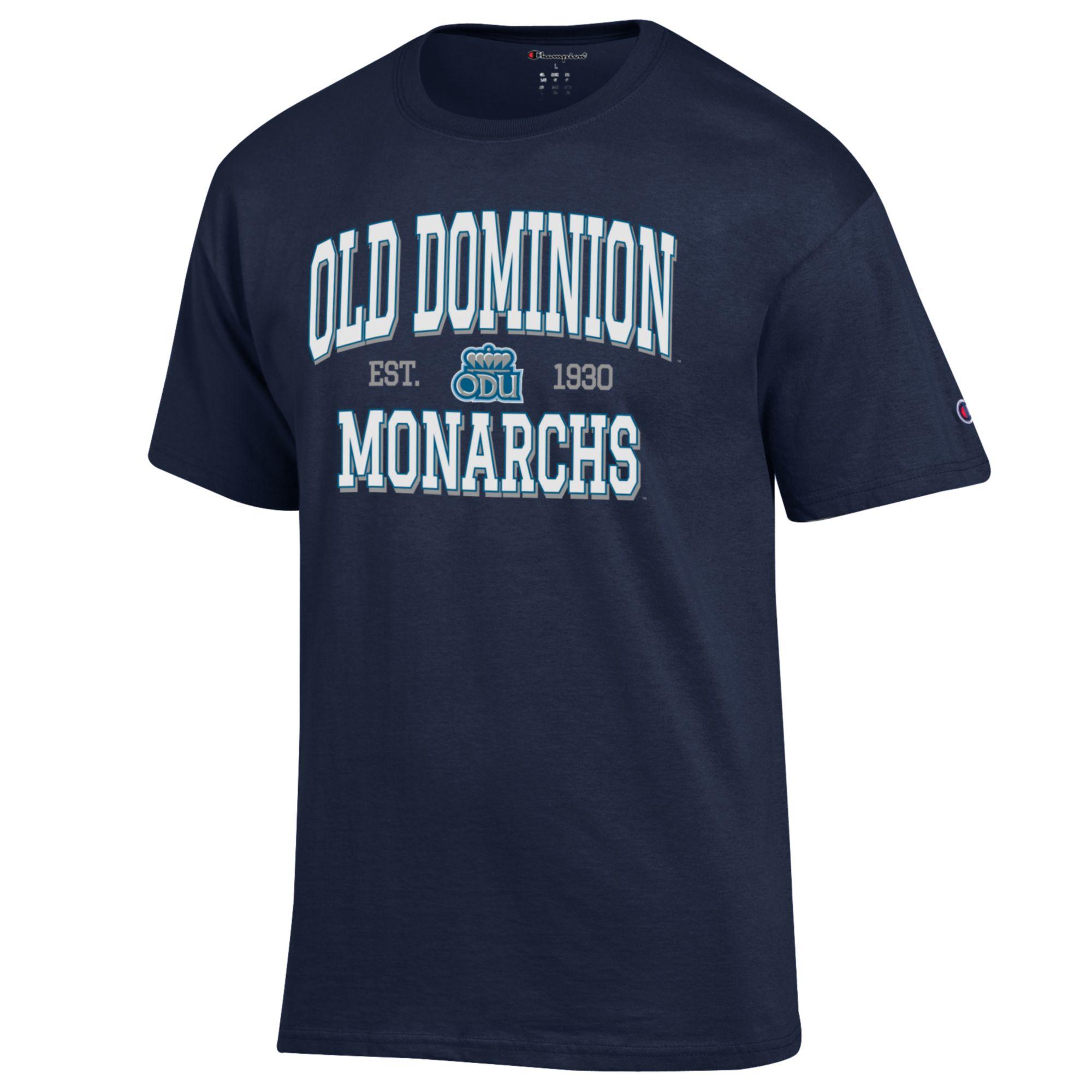 Men's Champion Navy Old Dominion Monarchs Est. Date Jersey T-Shirt - Image 6