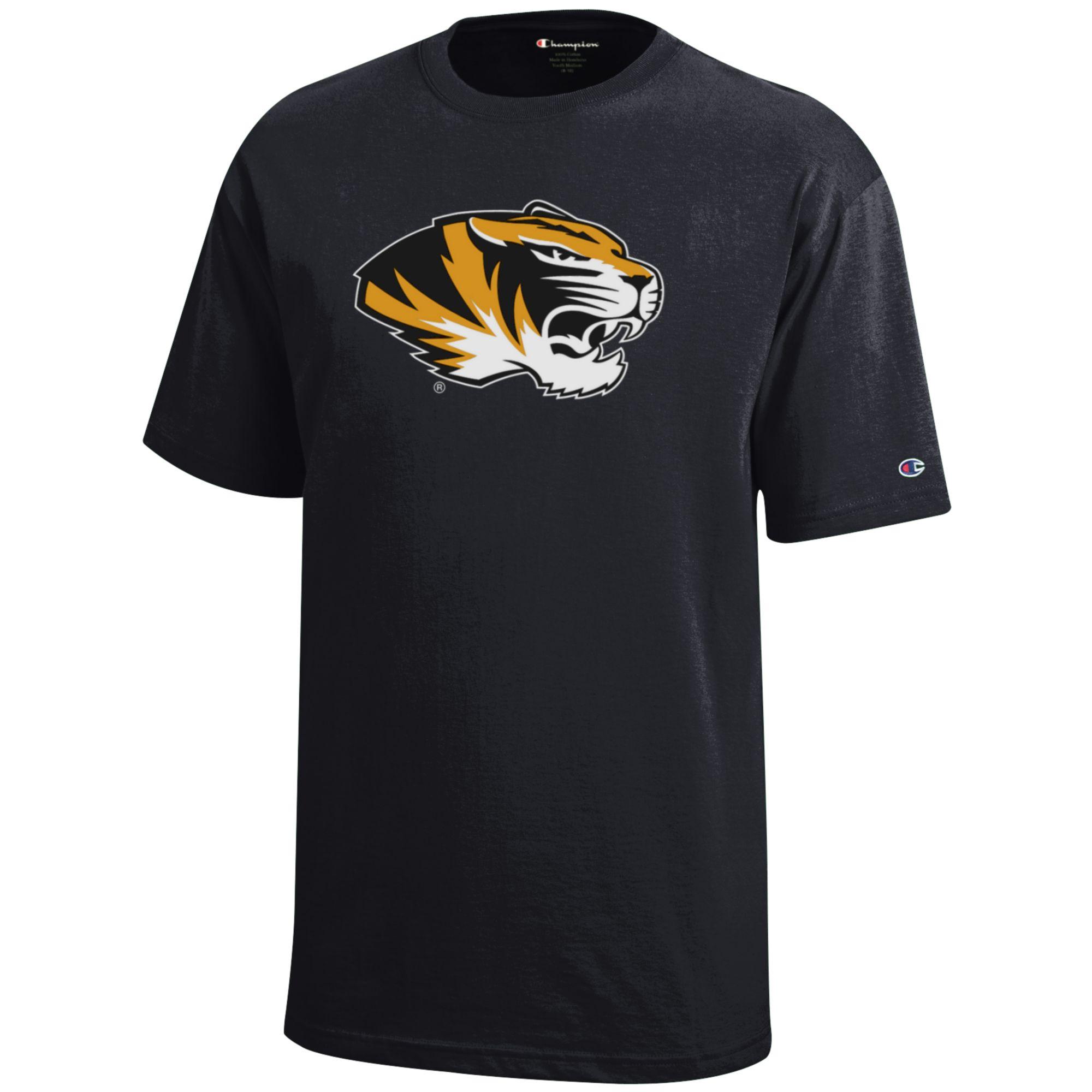 Youth Champion Black Missouri Tigers Jersey T-Shirt - Image 3