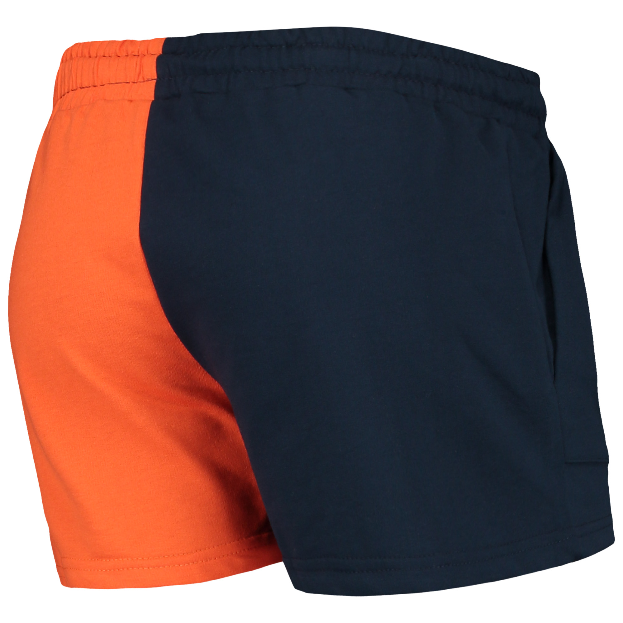 Women's FOCO Navy/Orange Houston Astros Color-Block Pullover Hoodie & Shorts Lounge Set - Image 13