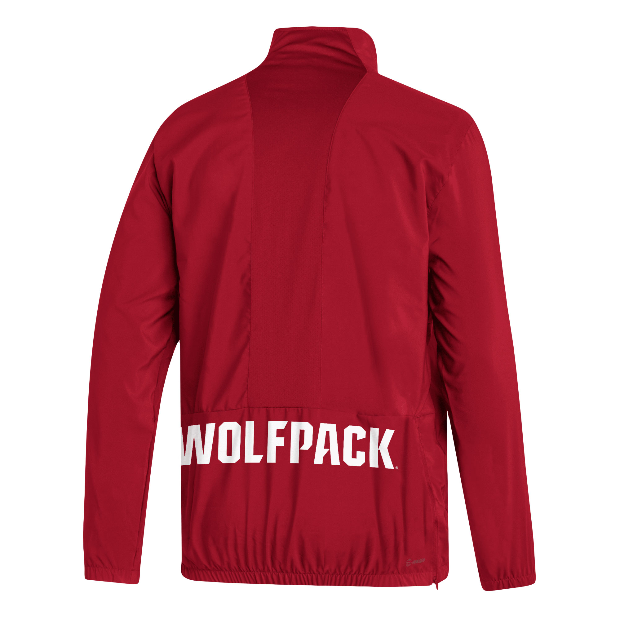Men's adidas Red NC State Wolfpack AEROREADY Half-Zip Jacket - Image 4