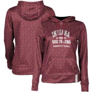 Women's Crimson Indiana University South Bend Titans Women's Tennis Pullover Hoodie
