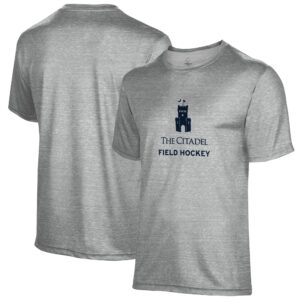 Men's Gray Citadel Bulldogs Field Hockey Name Drop T-Shirt