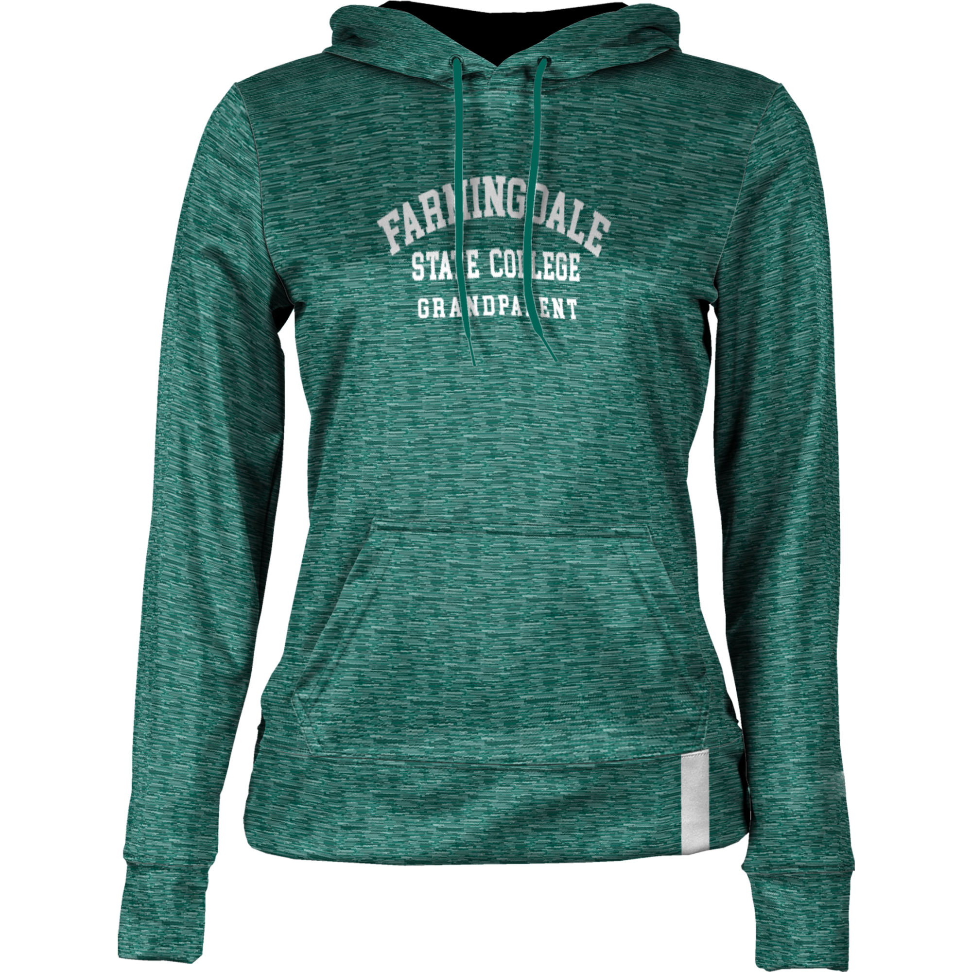 Women's Green SUNY Farmingdale State Rams Grandparent Pullover Hoodie - Image 9