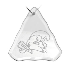 Tulane Green Wave 3.25'' x 3.75'' Tree Ornament