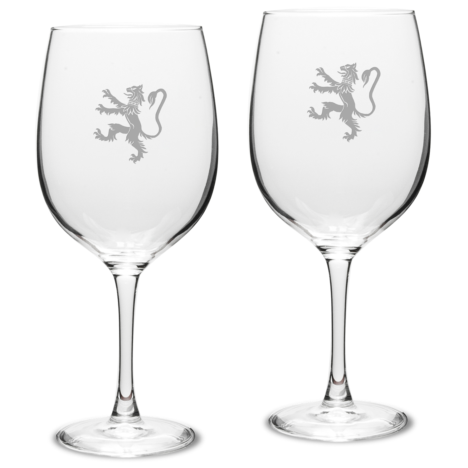 Phillips Exeter Academy Big Red 19oz. 2-Piece Traditional Robusto Red Wine Table Glass Set