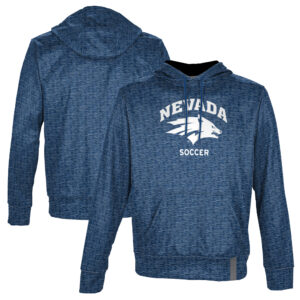 Men's ProSphere Navy Nevada Wolf Pack Soccer Name Drop Pullover Hoodie