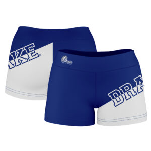 Women's Blue Drake Bulldogs Plus Size Color Block Shorts