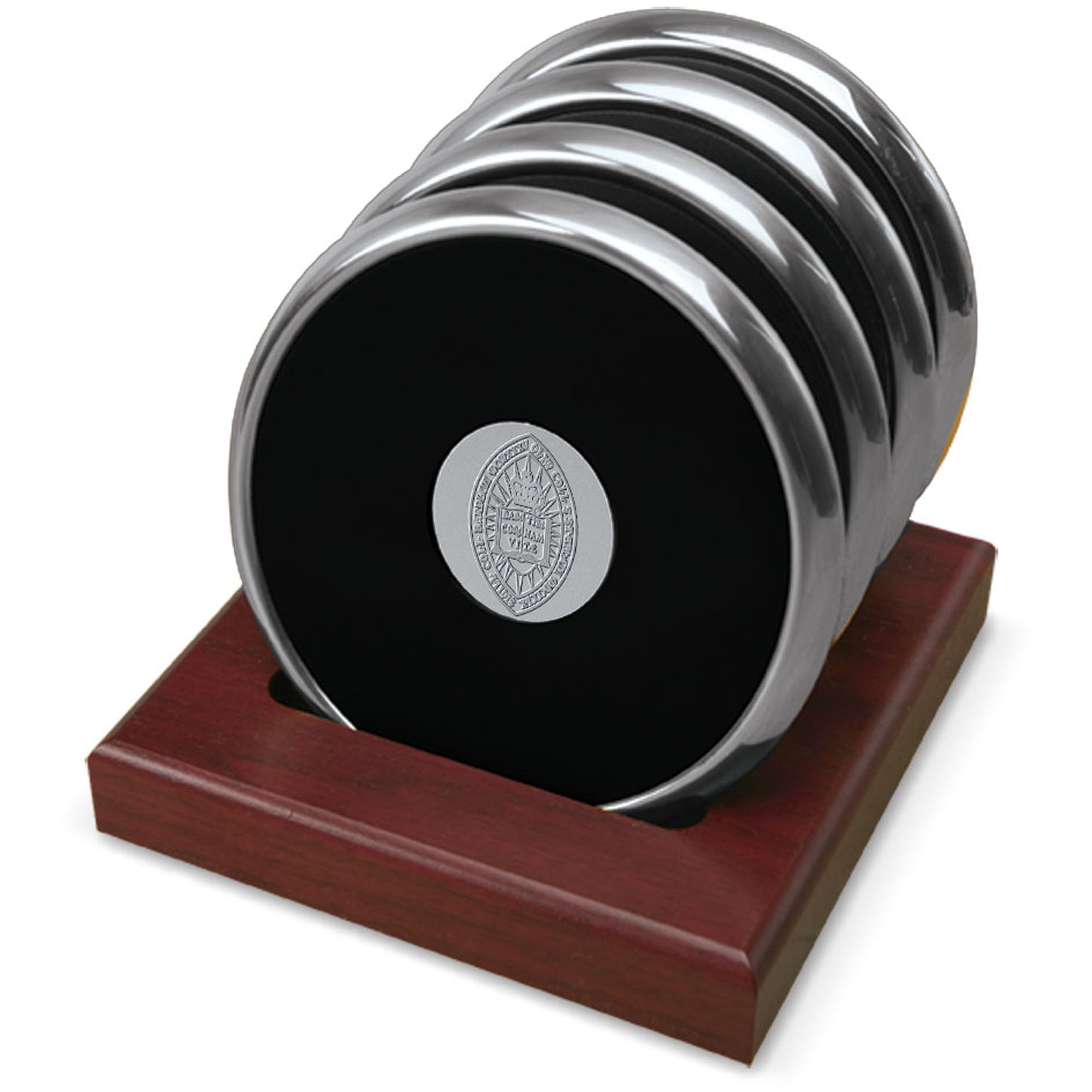 Silver Bard College Raptors 4-Piece Coaster Set