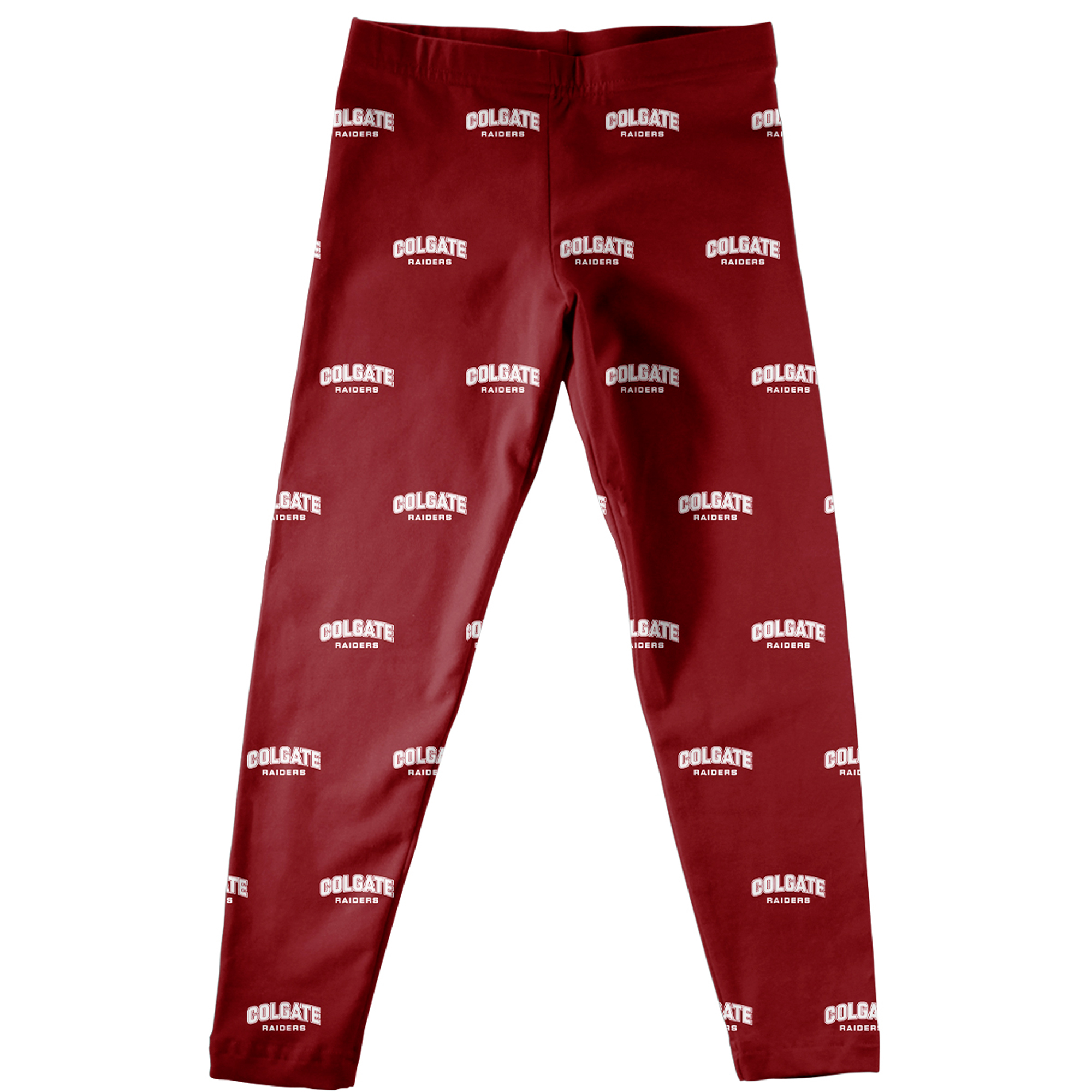Girls Infant Vive La Fete Maroon Colgate Raiders All Over Print Leggings