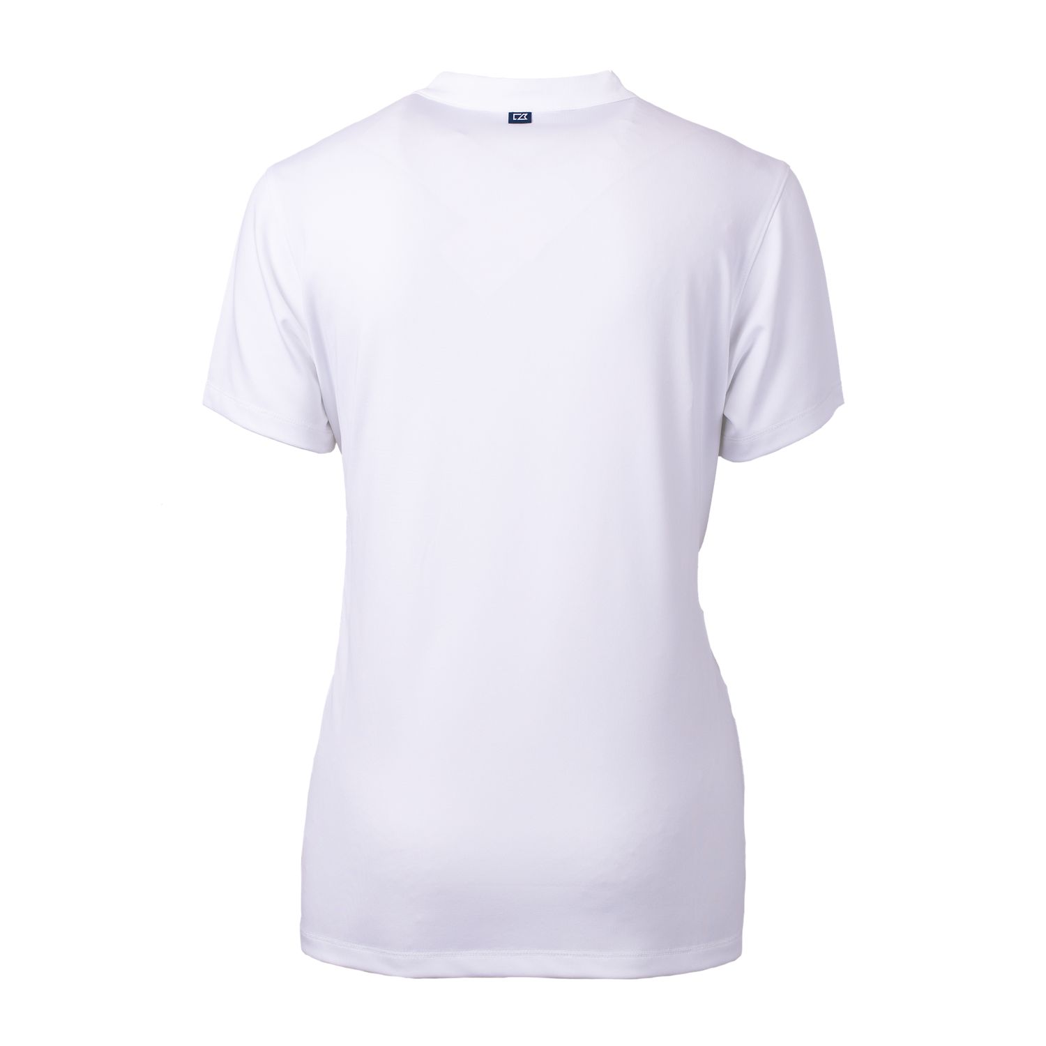 Women's Cutter & Buck White Denver Broncos Forge Stretch Blade Polo - Image 7