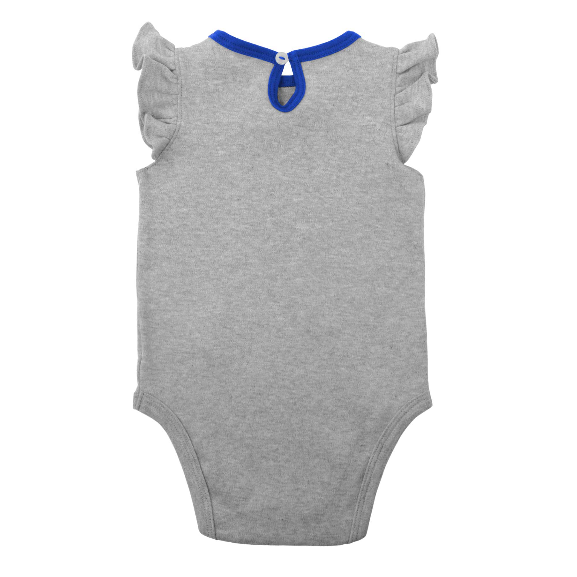 Girls Newborn & Infant Royal/Heather Gray Kansas City Royals Little Fan Two-Pack Bodysuit Set - Image 16